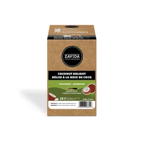 Zavida Coconut Delight Single Serve Coffee 24 Pack